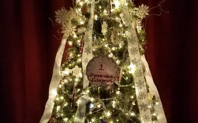 Creating a Tree for Morgan Festival of Trees