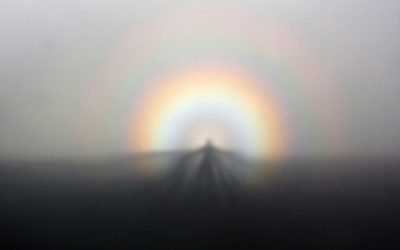 Brocken Spectre:  Mountains Misty Glory