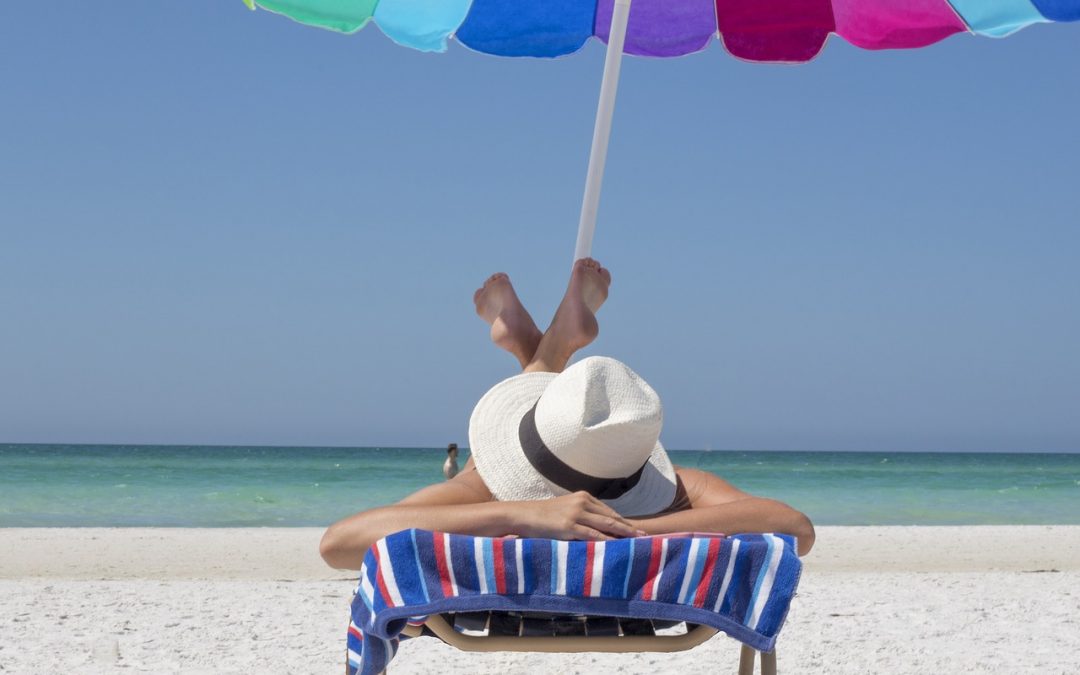 Woman Sunbathing